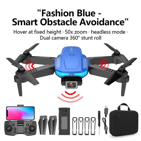 zfr  pro drone  hd dual camera obstacle avoidance uav quadcopter