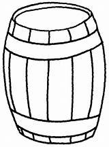 Clipart Barrel Cliparts Wood Barrels Library Keg sketch template