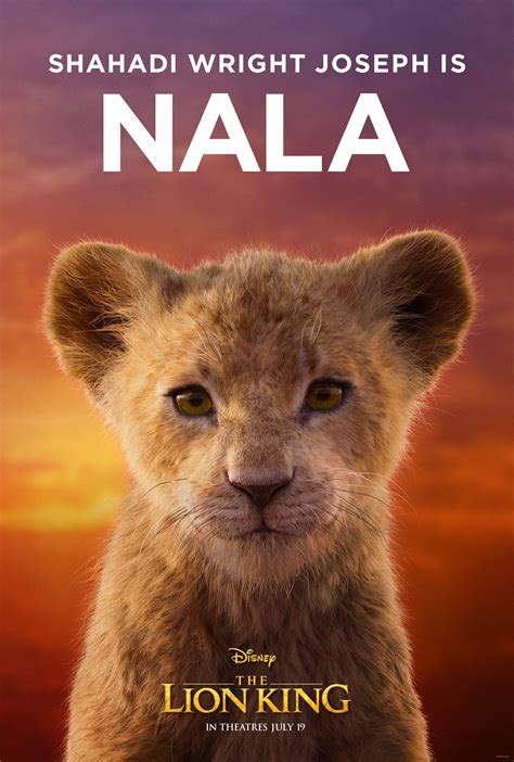 lion king posters provide     donald glovers simba beyonces nala