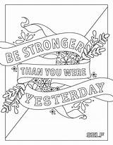 Coloring Stress Sayings Relieve Swear Bettesmakes Words sketch template
