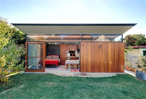 impressive backyard shed combines living quarters