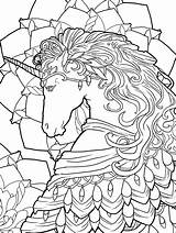 Fairies Unicorns Licornes Coloriages sketch template