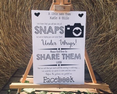 wedding photography sign  photo social media  sign etsy social