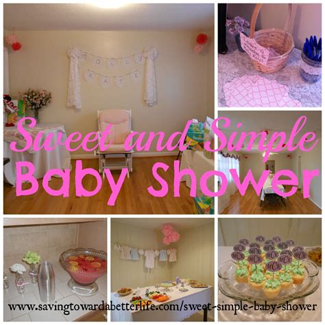 sweet  simple baby shower ideas saving    life