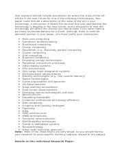 itec  individual research paperdocx  research  include