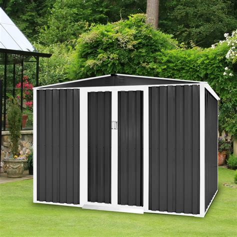 buy betterland  ft outdoor storage shed steel garden shed