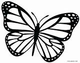 Butterfly Coloring Monarch Pages Getcolorings sketch template