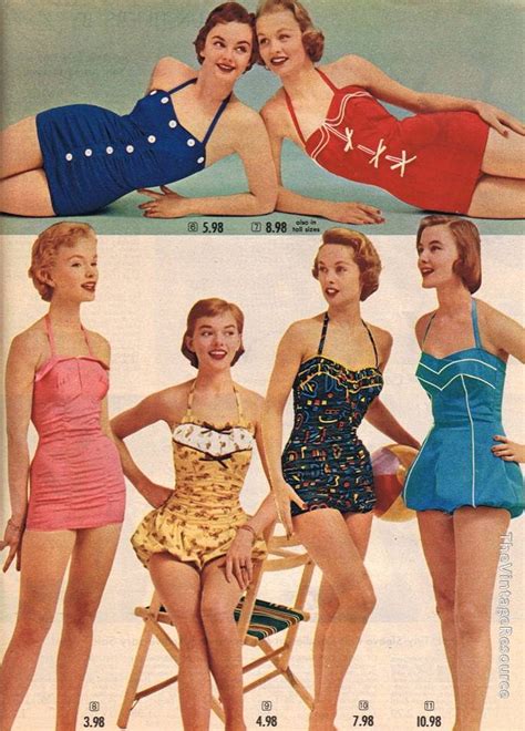 1950s bathing suits swimsuits history