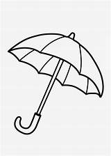 Umbrella Coloring Printable Pages sketch template