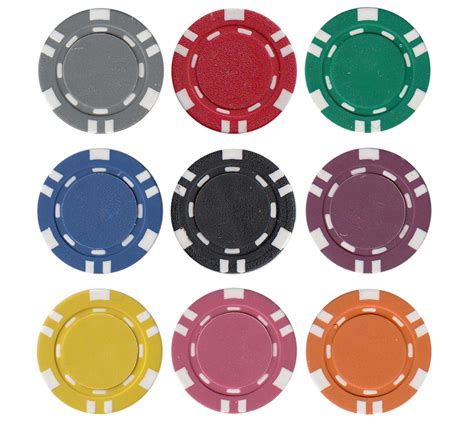 pc  mini striped poker chips  colors p