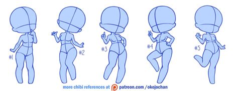Chibi Poses Reference Chibi Base Set 3 By Nukababe On