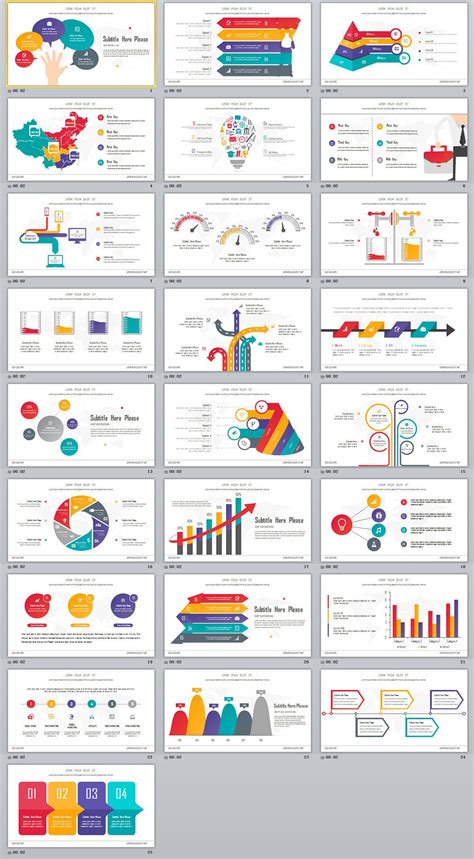 infographic powerpoint templates  behance infographic powerpoint business