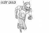 Ant Man Coloring Pages Printable Kids Chan Alice Color Print Friends sketch template