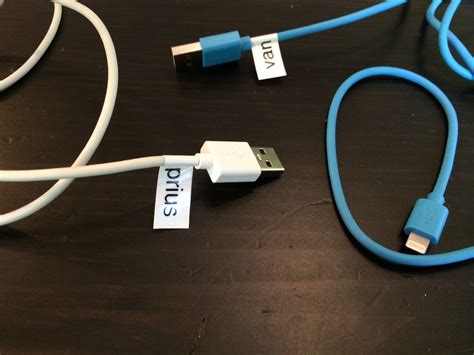 labeling electronic cords thriftyfun