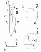 Scalpel Patents Blade sketch template