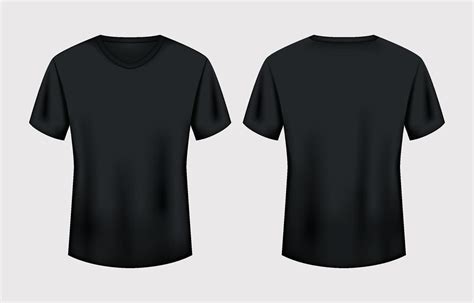 3d T Shirt With Black Color Template 23014948 Vector Art At Vecteezy
