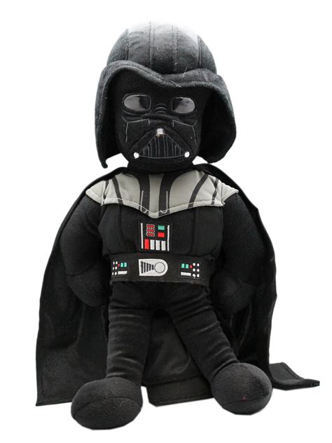 star wars darth vader large size plush toy  secret zipper pocket