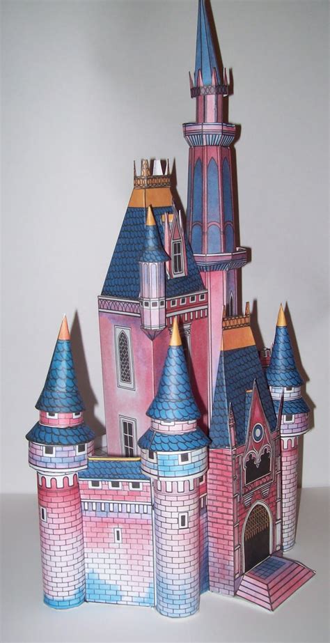 dickierayes papercraft disneys cinderellas castle