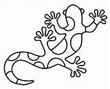 Lizard Lagarto Colorir Gecko Lagartos Imprimir Reptile Getdrawings Crianças sketch template