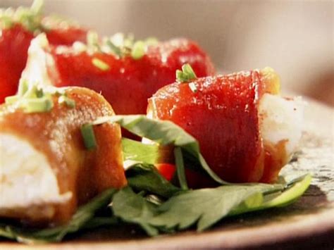 Roasted Red And Yellow Pepper Goat Cheese Involtini Recipe Anne Burrell Food Network