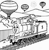 Train Coloring Thomas James Pages Engine Tank Friends Red Balloon Sheets Childrens Kids Colouring Activities Color Printable Air Henry Getcolorings sketch template