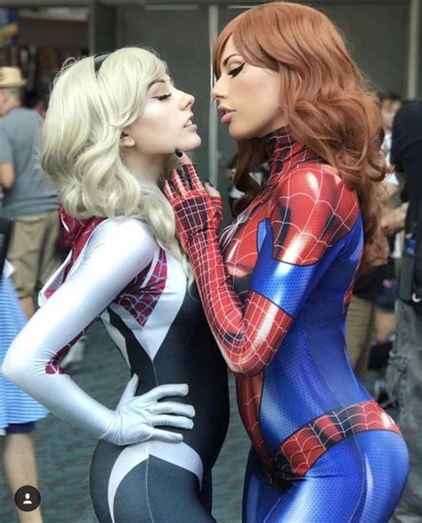 Rolyat Spider Gwen And Vera Bambi Mary Jane Watson Ladyladyboners