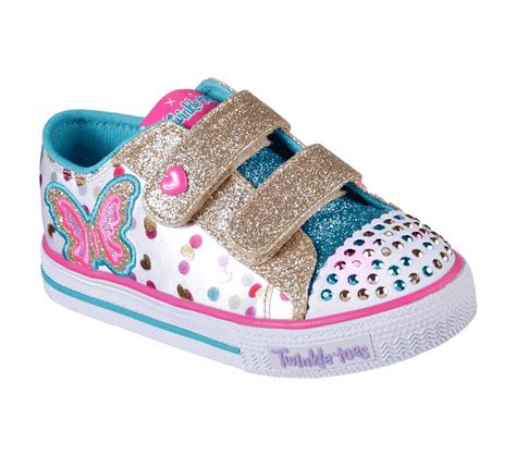 buy skechers twinkle toes shuffles steppin buddies s lights shoes