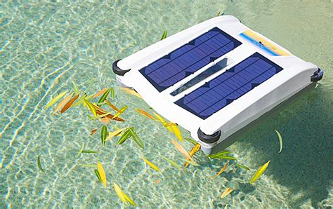 robotic solar powered pool skimmer cleaner thesuperboo