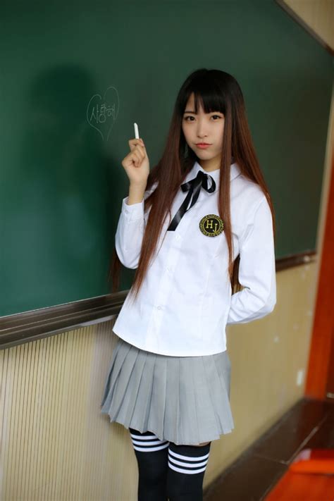Uniforme D école Japonaise Classe Fille à Manches Longues Arc Mignon