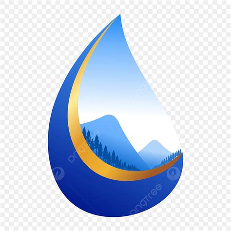 gambar logo tetesan air alami tetesan air air alami air murni png