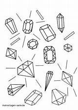 Edelsteine Diamanten Malvorlage Ausmalbilder Geld Malvorlagen Wirtschaft Seite sketch template
