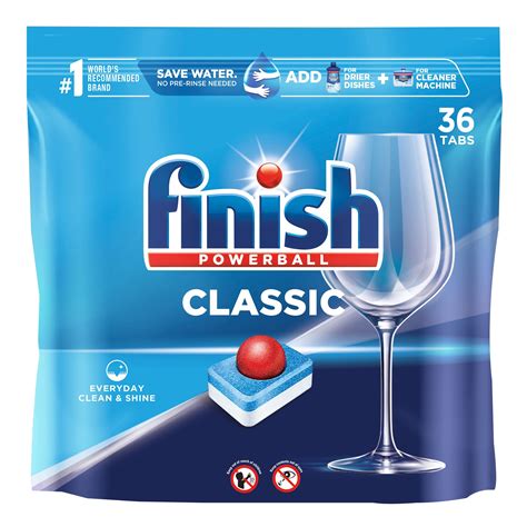 finish classic ct dishwasher detergent powerball dishwashing
