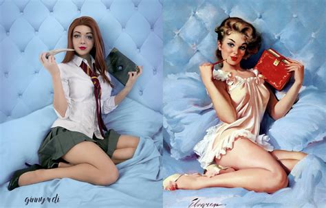 ginny weasley in horcrux harry potter pinup cosplay