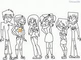 Total Drama Coloring Pages Island Oc Group Wip Colouring Print Fancharacters Kids Fanpop Clipart Printable Getcolorings Owen School Color Comments sketch template