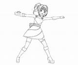 Idolmaster Takatsuki Yayoi Cute Coloring Pages Happy Another Temtodasas sketch template