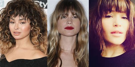 cool celebrity fringes from sweeping to face framing