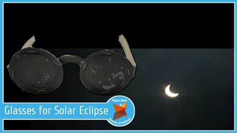 How To Make A Easy Glasses For Solar Eclipse Youtube
