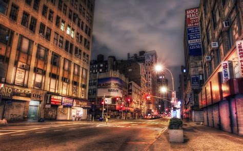 broadway midtown nyc full hd wallpaper  background image