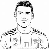 Ronaldo Cristiano Coloring Drawing Cartonionline Print Da Colorare Disegni sketch template