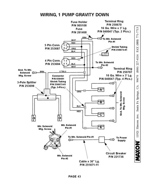tommy gate wiring diagram