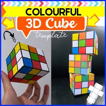papercraft paper rubiks cube template rubik  cube treat box