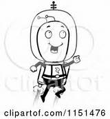 Jetpack Space Using Clipart Vector Outlined Coloring Cartoon Alien Thoman Cory Man Jet Pack sketch template
