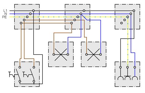 wechselschaltung mit  lampen anschliessen wiring diagram