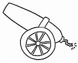 Cannon Clipart Drawing Clip Cannons Simple Cannonball Canon Cliparts Ball Cross Coloring Library Gun Artillery Pages Balls Use Draw Collection sketch template