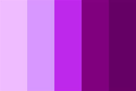 shades  purple color palette