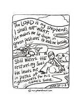 Psalm sketch template