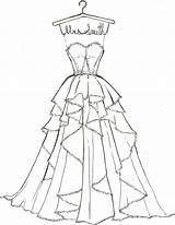 Dress Wedding Item Sketch Etsy Coloring Pages Dresses Fashion Draw Details Custom Drawings Cute Color sketch template