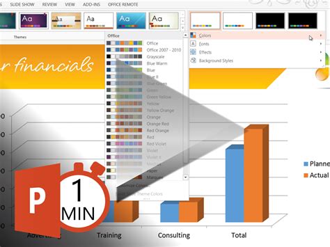 change theme colors  powerpoint