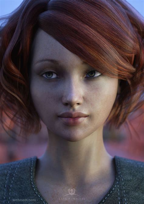 25 awesome 3d models and girl character designs for your inspiration