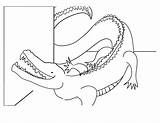 Alligator Coloring Pages Printable Color Kids Coloringme Bestcoloringpagesforkids sketch template